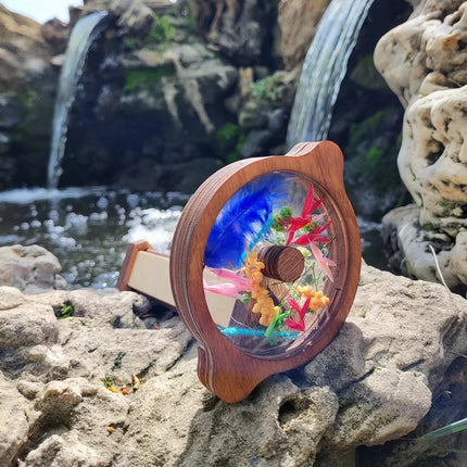 Wooden DIY Rotating Kaleidoscope Kit Outdoor Kids Toys