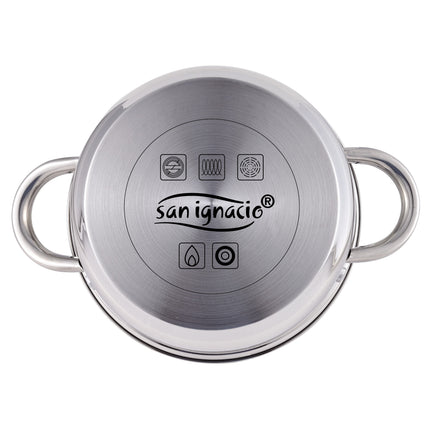 Bateria 7pcs Acero Inox Ind Cassel Sg