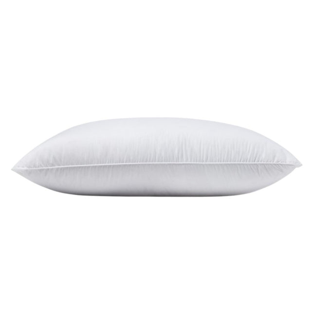 100% Cotton Lux Sateen Down Alternative Medium Hypoallergenic Standard Size Bed Pillow