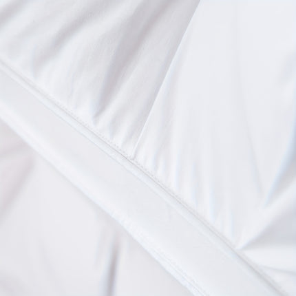 Elegant White Goose Feather Twist Pillow - Soft & Plush, 100% Egyptian Cotton Cover