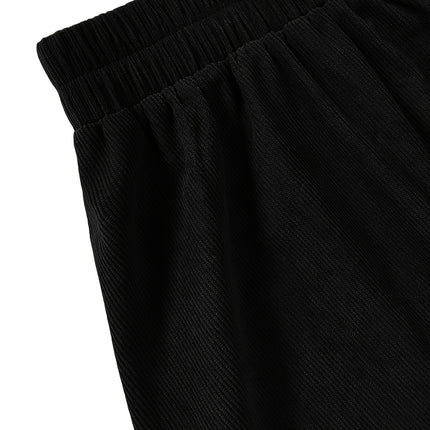 Plus Size, Women's Plus Size Winter Maxi Skirt - Elegant Wide Swing Skirt with Ruffle Hem