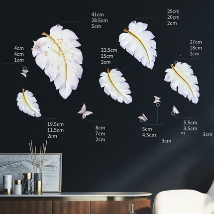 Household wall clock decoration