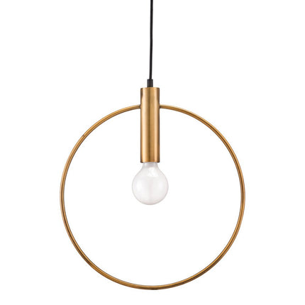 Gold Ring Metal Dimmable Chandelier