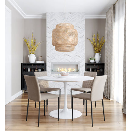Natural Boho Weave Ceiling Lamp