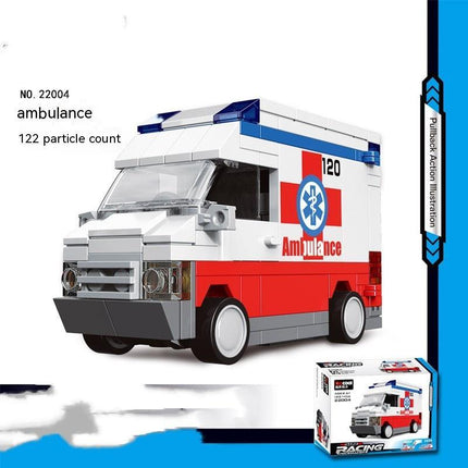 Building Block City Recycling Car Assembly Toy