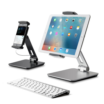 Desktop phone tablet holder