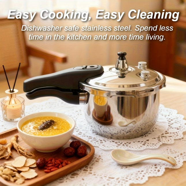 Small Pressure Cooker 2L, 5-Way Safety System & High Quality, Thick Base Easy Cleaning