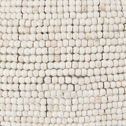Whitewash Beaded Hanging Chandelier