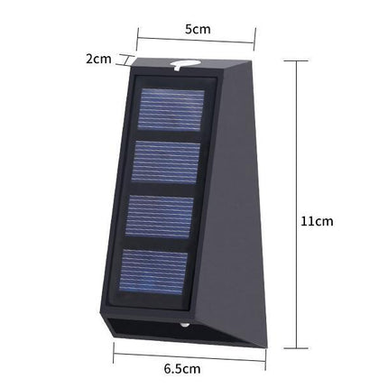 Outdoor Garden Decoration Solar Wall Lamp RGB