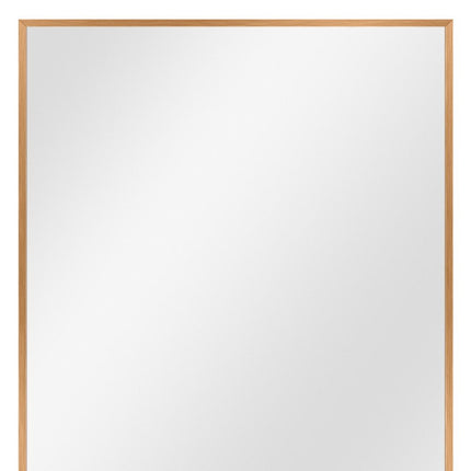 36" Gold Aluminum Framed Accent Mirror