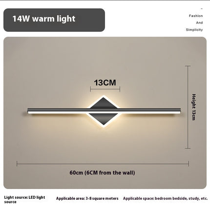 Makeup Mirror Dressing Table Led Fill Light Simple Wall Lamp
