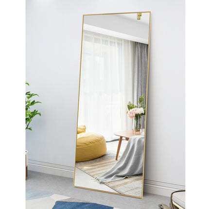 47" Silver Metal Accent Mirror