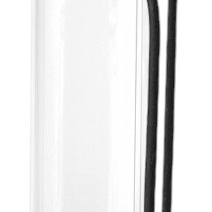Set of Three Black Abstract Cylinder Metal Table Vase