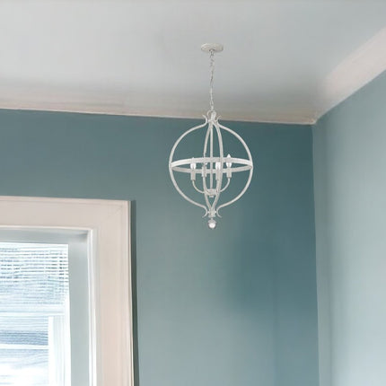 Callie 4-Light Country White Pendant