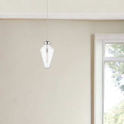 Ballina 1-Light Polished Nickel Mini-Pendant
