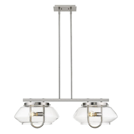 Garner 4-Light Satin Nickel Island Pendant