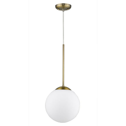 Solea 1-Light Antique Brass Pendant