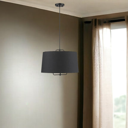 Lamia 3-Light Matte Black Mini Pendant