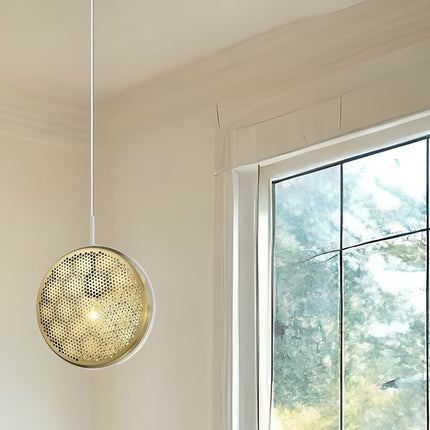 Tholos 1-Light White Pendant