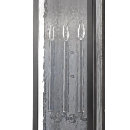 Charleston 3-Light Oil-Rubbed Bronze Shadowbox Wall Light (Large)