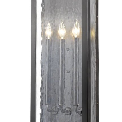 Charleston 3-Light Oil-Rubbed Bronze Shadowbox Wall Light (Large)