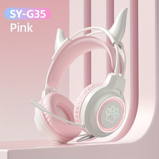 Headphones with Detachable Cartoon Ears, a Must-Have Gift for Day.