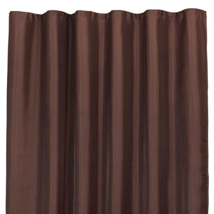 Luxurious Brown Waffle Weave Shower Curtain