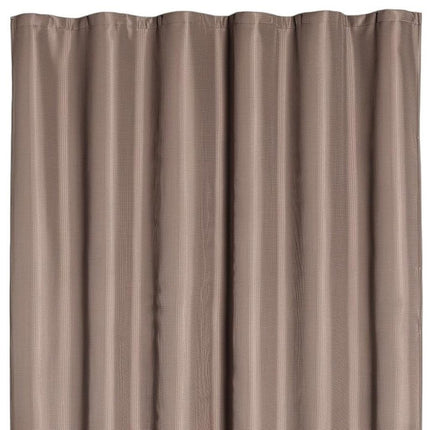 Luxurious Mocha Waffle Weave Shower Curtain