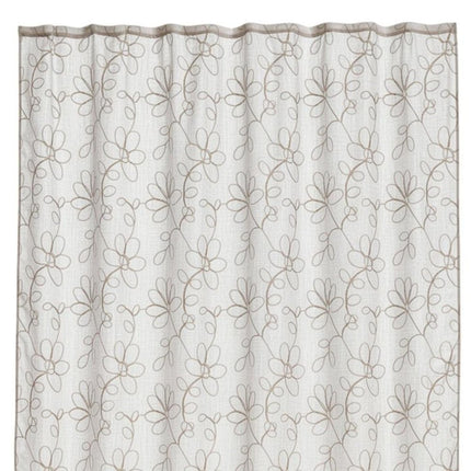 72" Linen Polyester Shower Curtain