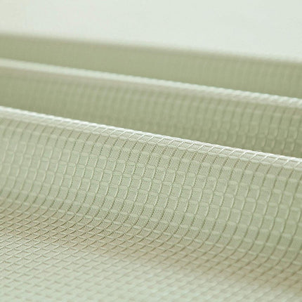 Sage Green Modern Grid Shower Curtain and Liner Set