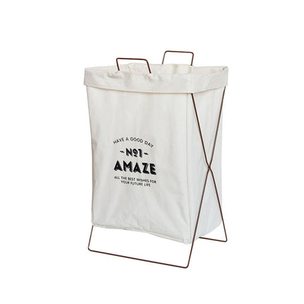 Cotton And Linen Laundry Basket Dirty Clothes Storage Basket Toy Bucket Basket