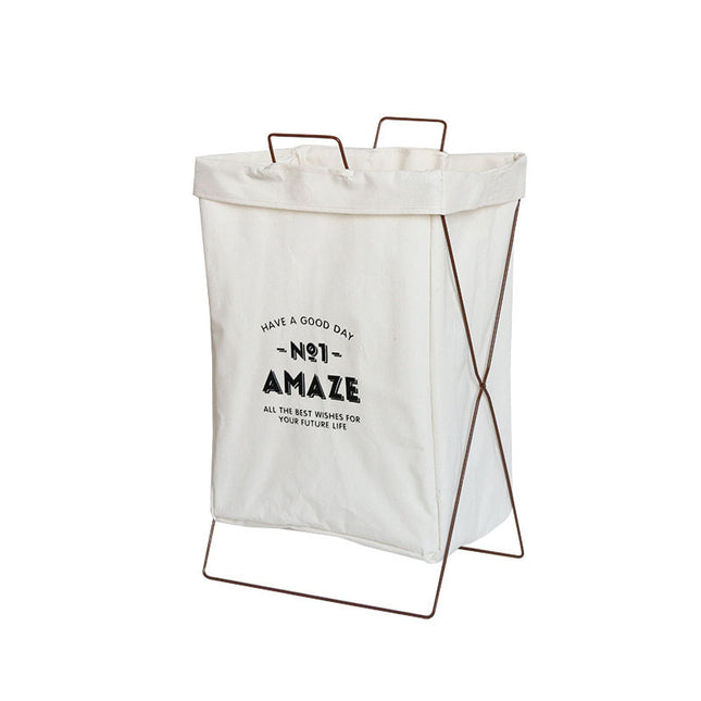 Cotton And Linen Laundry Basket Dirty Clothes Storage Basket Toy Bucket Basket