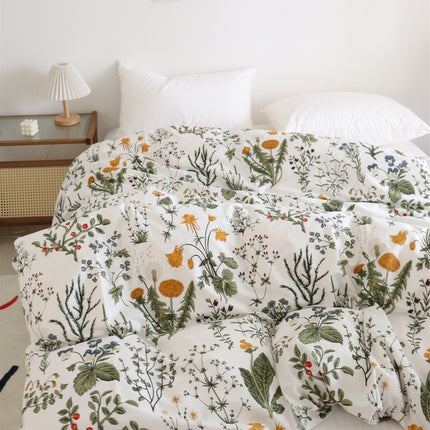 Dandelion Floral Pure Cotton Bed Sheets