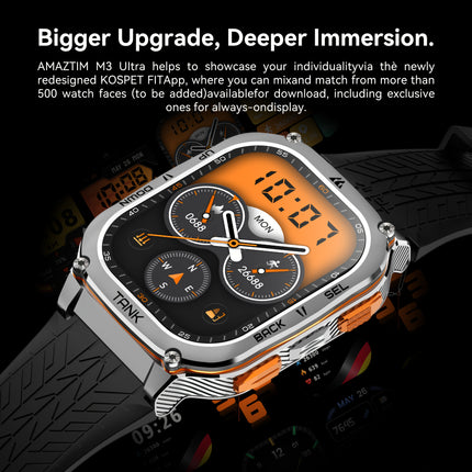 Ultra GPS Smart Watch for Men Halloween Best Gift Compass Altimeter Barometric