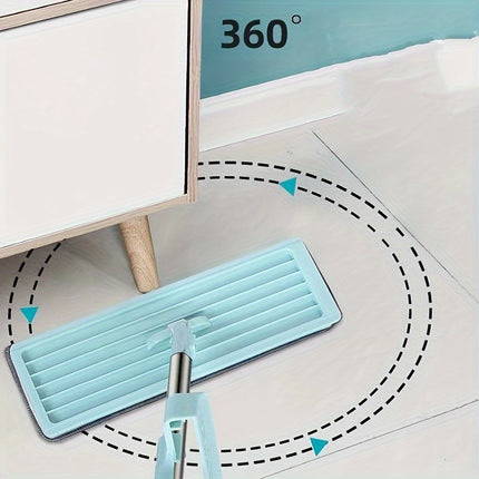 5-Set, Ultra-Durable Rotating Floor Mop with 1/2/3/4/5 Reusable Microfiber Pads