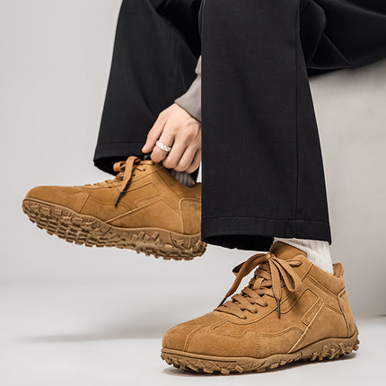 Men'S & Women'S Korean Style Low-Top Sneakers - All-Season Brown Brown/ Brown/ Brown/