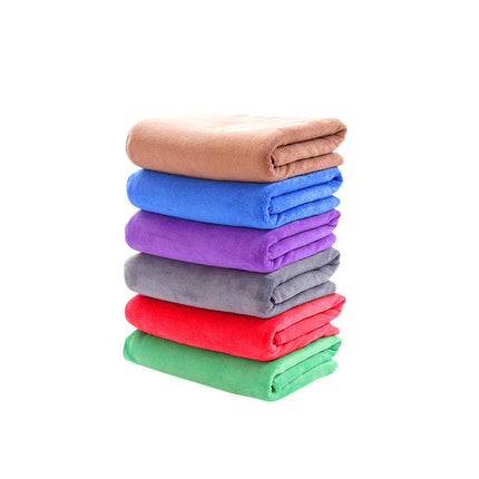 450g Large Thick Fiber Fleece Towel For Wiping Cars