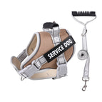 Khaki Chest Strap + Leash / XS