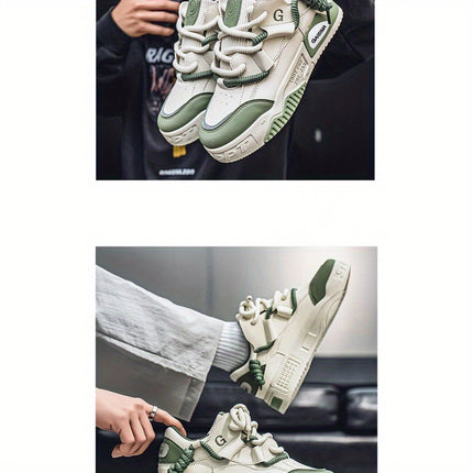 Men's Large Size Sneakers (US 10-13/EU 39-46) - Heavy Duty PVC Sole, Lightweight Breathable Shoes