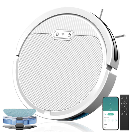 Robot Vacuum Cleaner, 4000pa Max Power Suction, Scheduled Cleaning, Automatic Recharge
