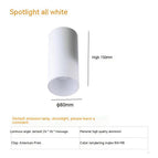 7W Warm Light 3000K / All White