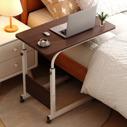 Adjustable Rolling Laptop Desk | Portable Workstation for Home, Office, Bedside