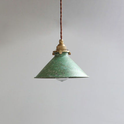 American Industrial Style Old Rust Restaurant Small Pendant Lamp