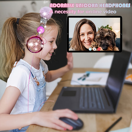 Headphones with Microphone, Wired Headphones with HD Sound for Youngsters, School