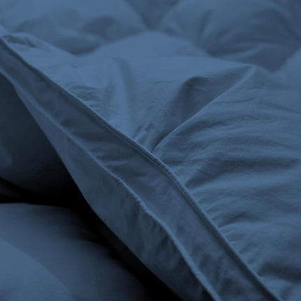 1pc All-Season Down Comforter 135x200cm 1134g Fill Cotton Cover Fluffy Breathable Machine Washable Middle