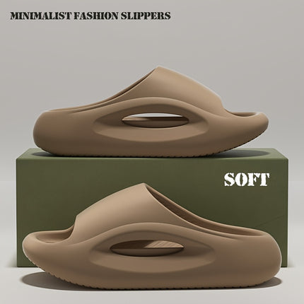 4 pcs set Thick sole slippers, Men's summer 2025 new EVA, resilient, outdoor