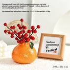 1 Vase Fortune Fruit Persimmon