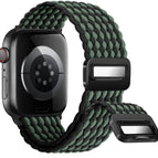 Wave Pattern Black Green / 38to40to41mm Universal