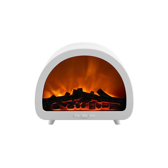 Fireplace Flame Aroma Diffuser Desktop Remote Control Colorful Atmosphere Light