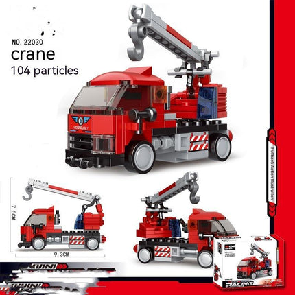 Building Block City Recycling Car Assembly Toy